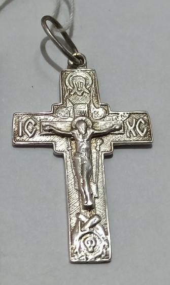 Срібний підвіс-хрест (30397417)