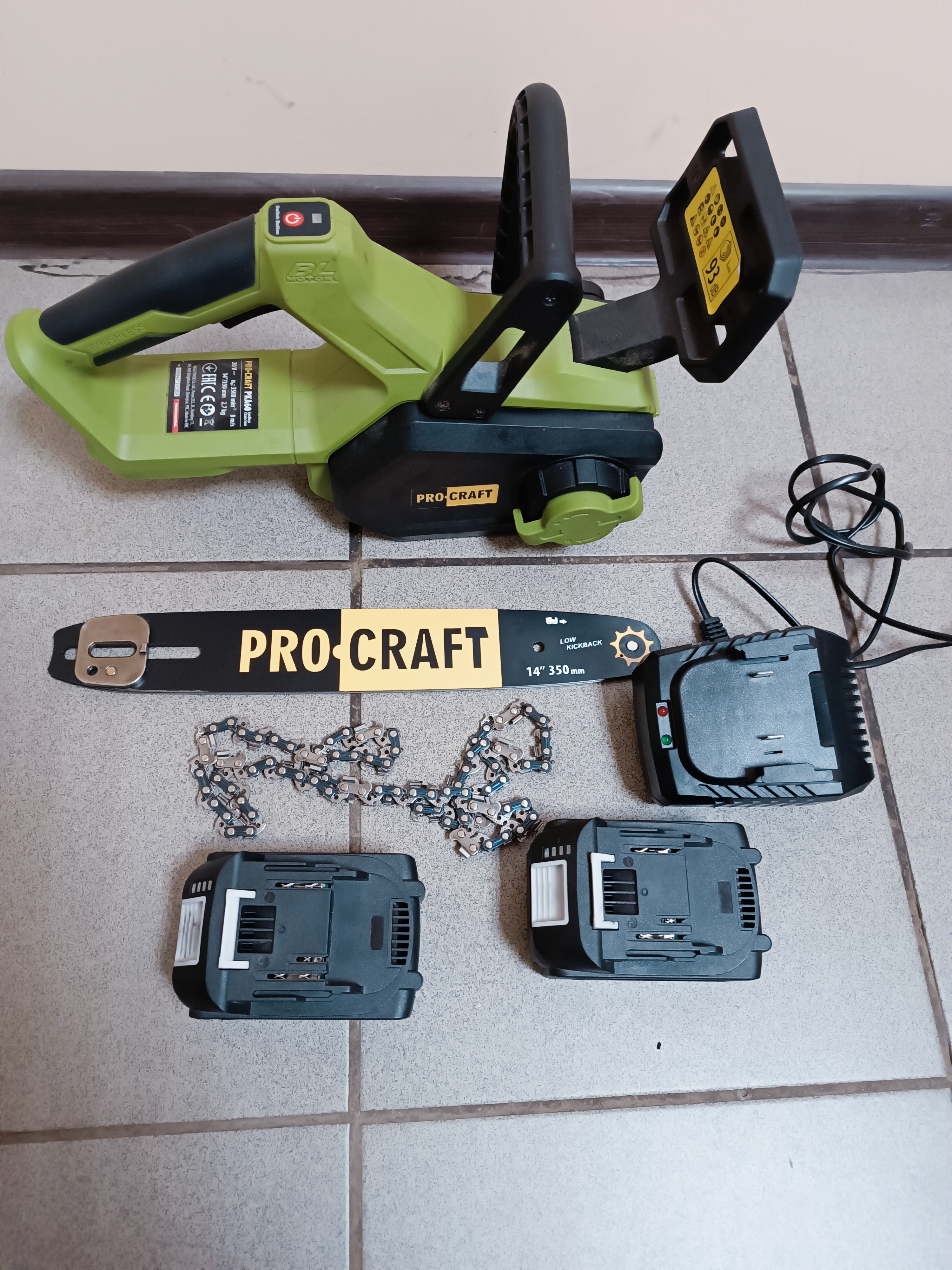 Акумуляторна пила Procraft PKA60