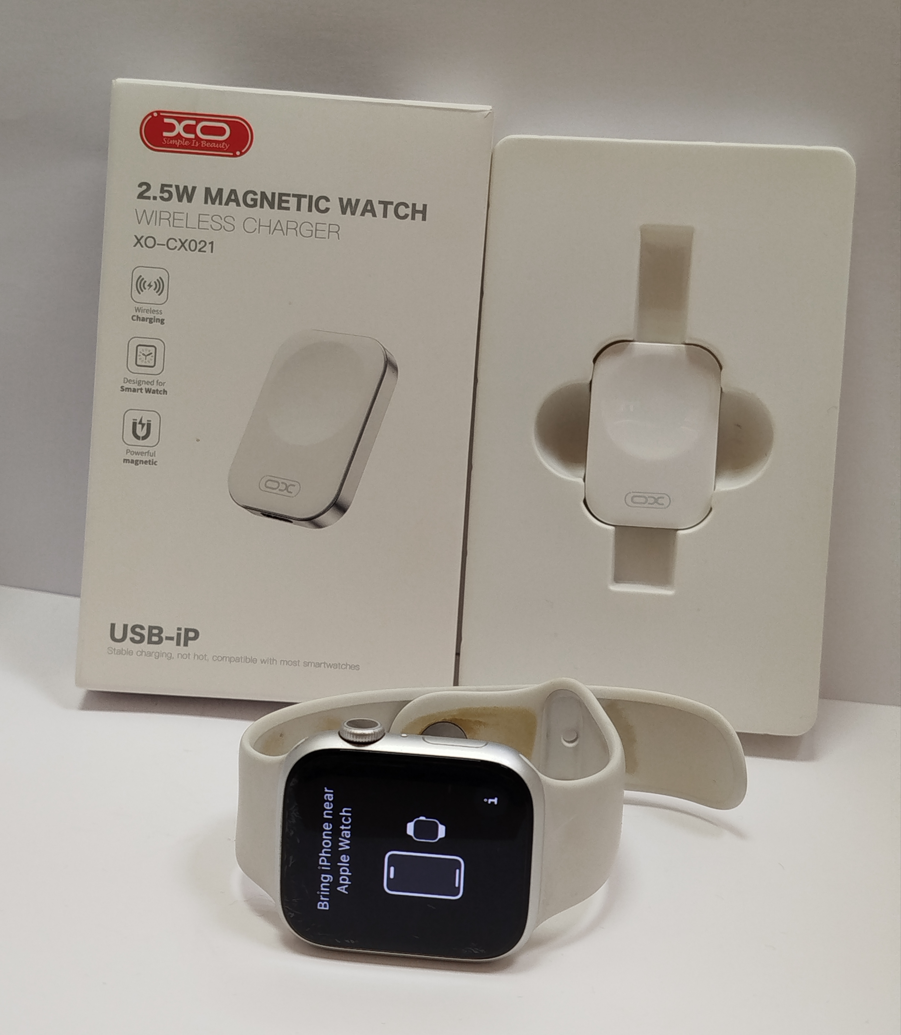 Смарт-годинник Apple Watch Series 8 GPS 45mm Starlight Aluminum Case With Starlight Sport Band (MNP23, MNUQ3)